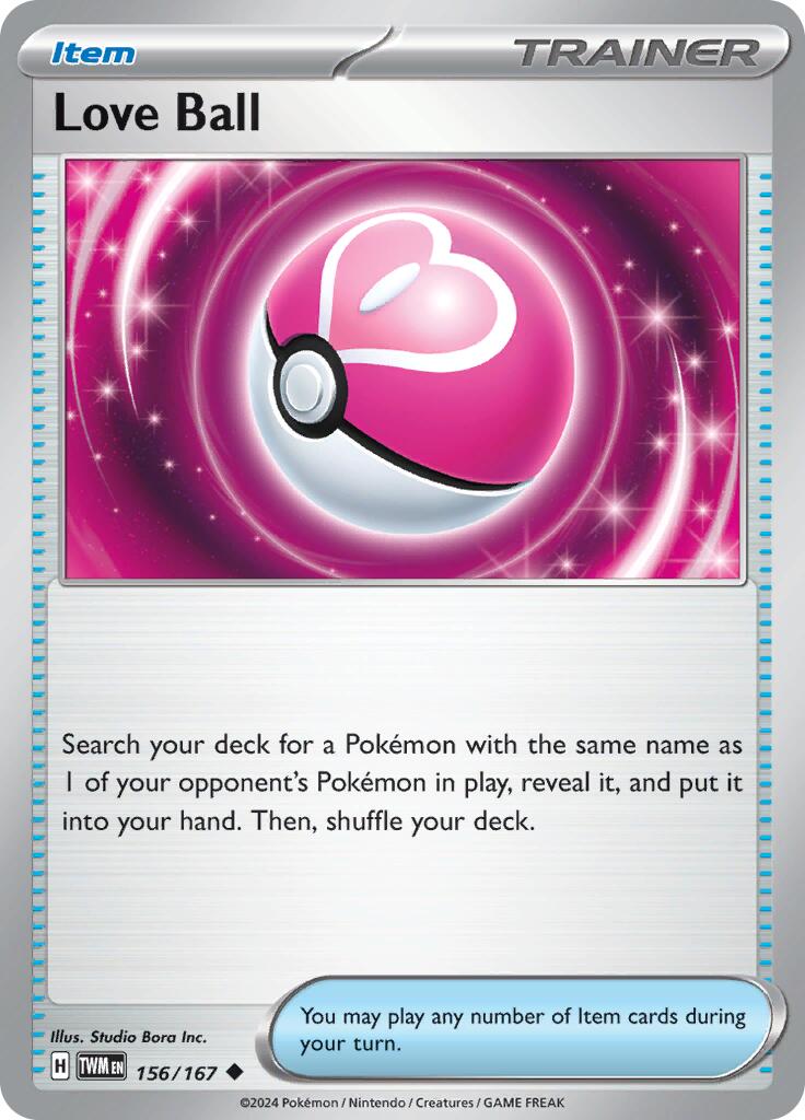 Love Ball (156/167) [Scarlet & Violet: Twilight Masquerade] | Good Games North