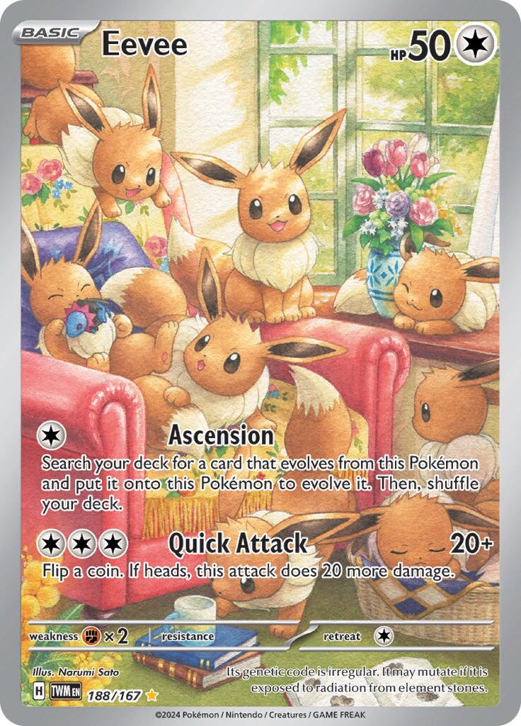 Eevee (188/167) [Scarlet & Violet: Twilight Masquerade] | Good Games North