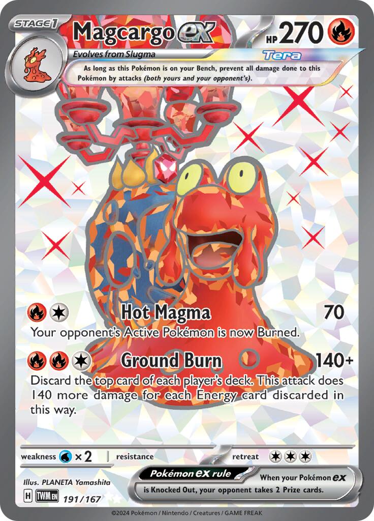 Magcargo ex (191/167) [Scarlet & Violet: Twilight Masquerade] | Good Games North