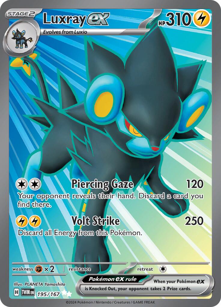 Luxray ex (195/167) [Scarlet & Violet: Twilight Masquerade] | Good Games North
