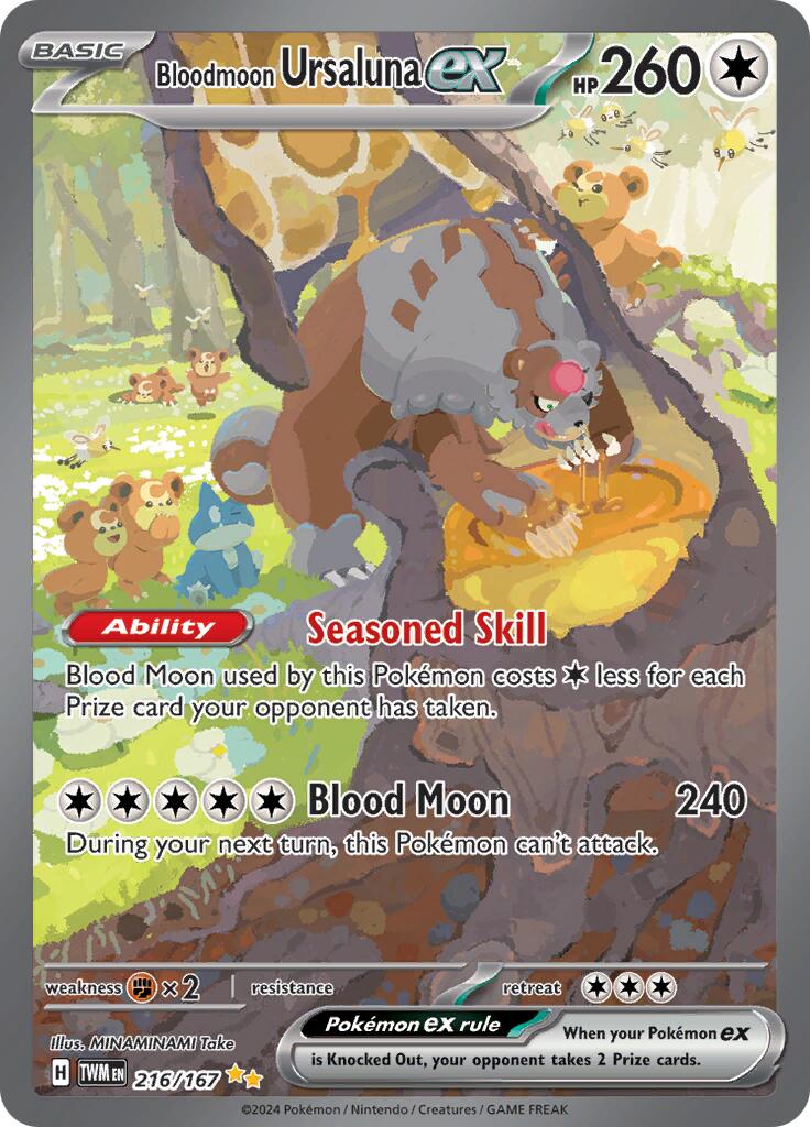 Bloodmoon Ursaluna ex (216/167) [Scarlet & Violet: Twilight Masquerade] | Good Games North