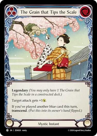 The Grain that Tips the Scale [ZEN028] (Part the Mistveil Zen Blitz Deck) | Good Games North