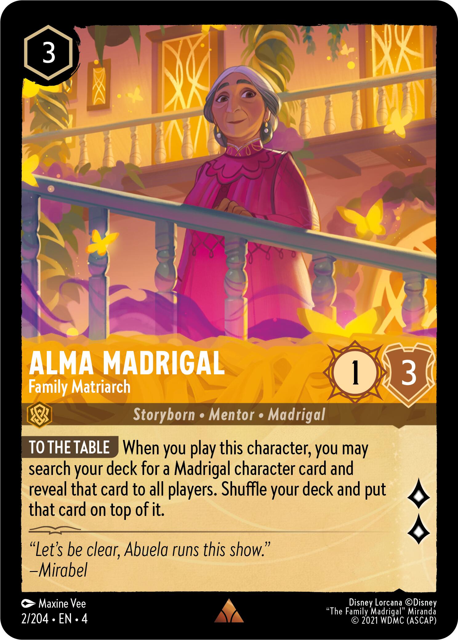 Alma Madrigal - Family Matriarch (2/204) [Ursula's Return] | Good Games North