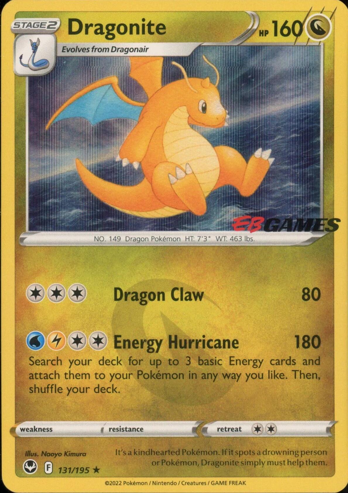 Dragonite (131/195) (EB Games Exclusive) [Miscellaneous Cards] | Good Games North