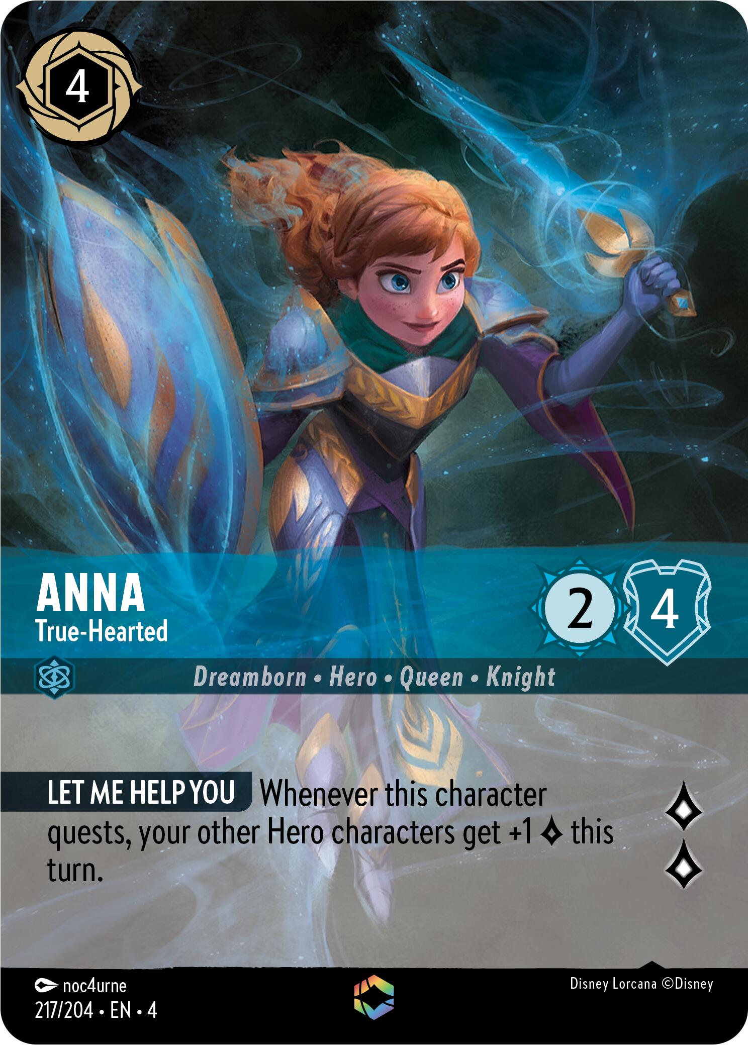 Anna - True-Hearted (Enchanted) (217/204) [Ursula's Return] | Good Games North