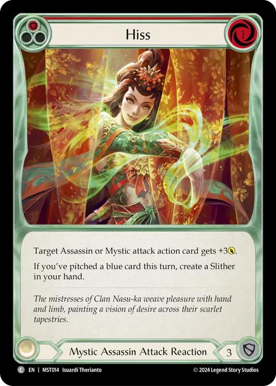 Hiss (Red) [MST014] (Part the Mistveil)  Rainbow Foil | Good Games North