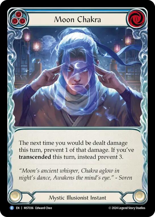 Moon Chakra (Blue) [MST036] (Part the Mistveil) | Good Games North