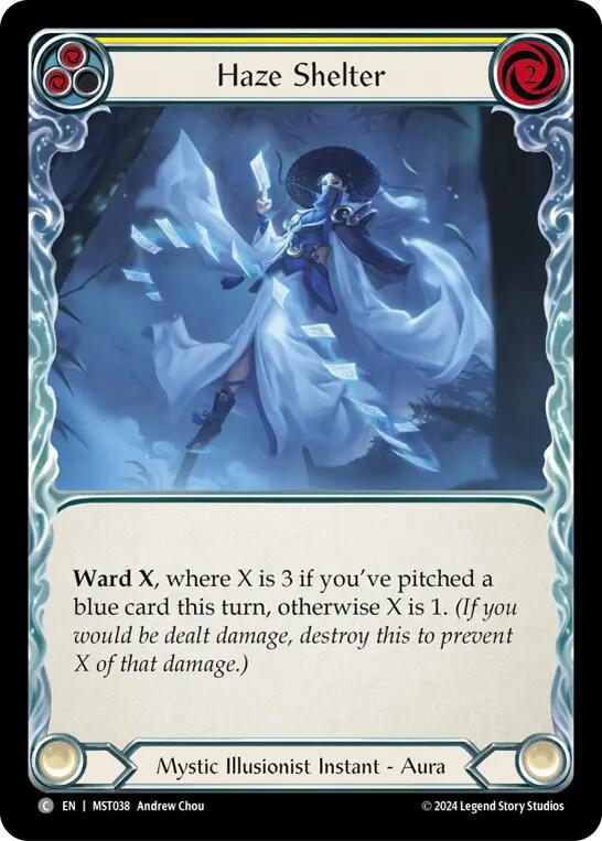 Haze Shelter (Yellow) [MST038] (Part the Mistveil) | Good Games North