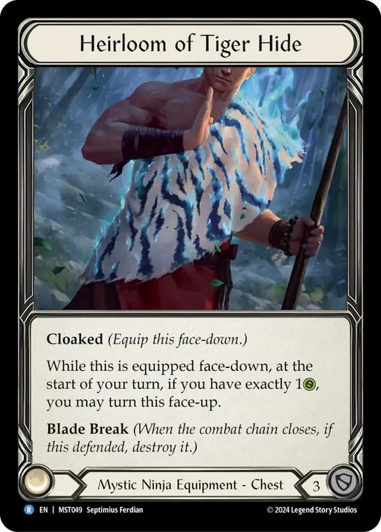 Heirloom of Tiger Hide [MST049] (Part the Mistveil)  Cold Foil | Good Games North