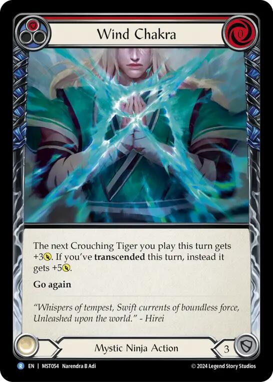 Wind Chakra (Red) [MST054] (Part the Mistveil) | Good Games North