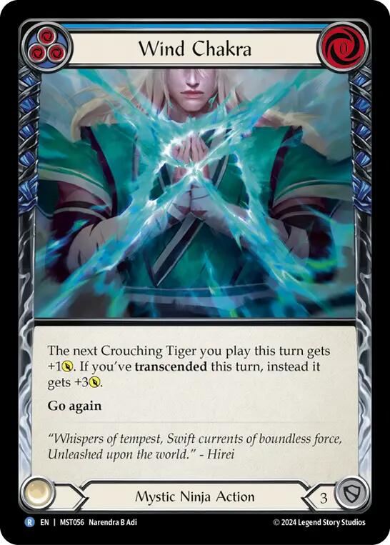Wind Chakra (Blue) [MST056] (Part the Mistveil) | Good Games North