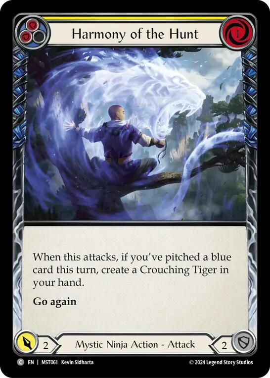 Harmony of the Hunt (Yellow) [MST061] (Part the Mistveil) | Good Games North