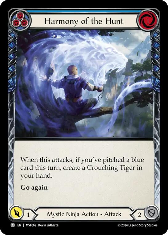 Harmony of the Hunt (Blue) [MST062] (Part the Mistveil) | Good Games North