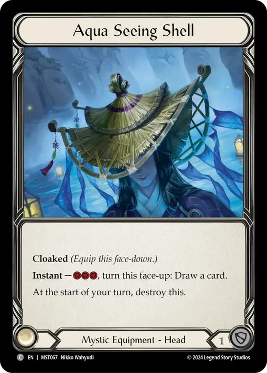Aqua Seeing Shell [MST067] (Part the Mistveil)  Cold Foil | Good Games North