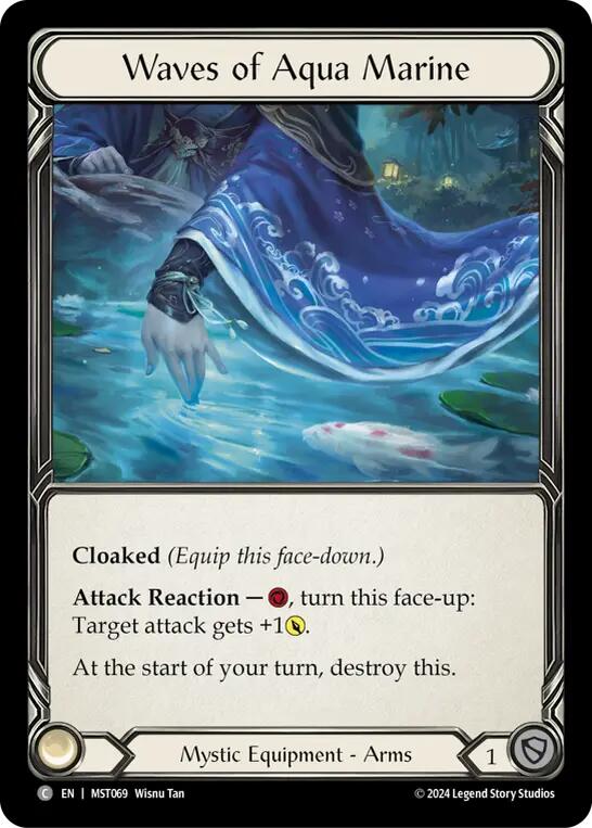 Waves of Aqua Marine [MST069] (Part the Mistveil)  Cold Foil | Good Games North