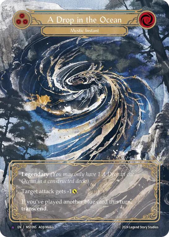 A Drop in the Ocean // Inner Chi (Marvel) [MST095] (Part the Mistveil)  Cold Foil | Good Games North