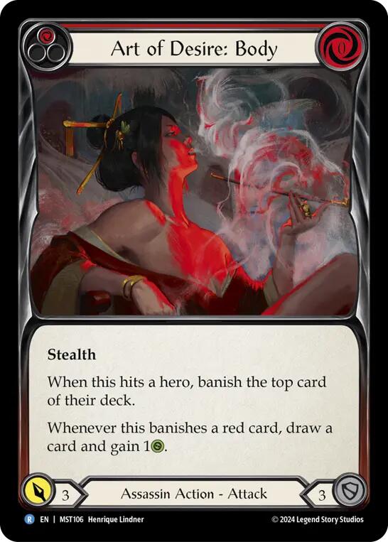 Art of Desire: Body (Red) [MST106] (Part the Mistveil)  Rainbow Foil | Good Games North