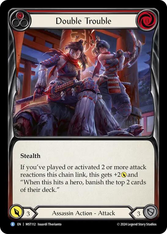 Double Trouble (Red) [MST112] (Part the Mistveil)  Rainbow Foil | Good Games North