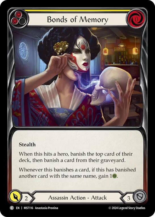 Bonds of Memory (Yellow) [MST116] (Part the Mistveil) | Good Games North
