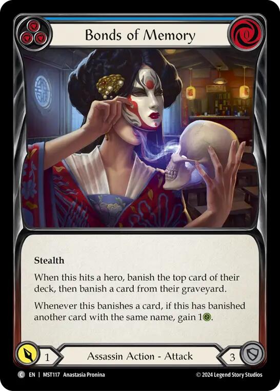 Bonds of Memory (Blue) [MST117] (Part the Mistveil) | Good Games North