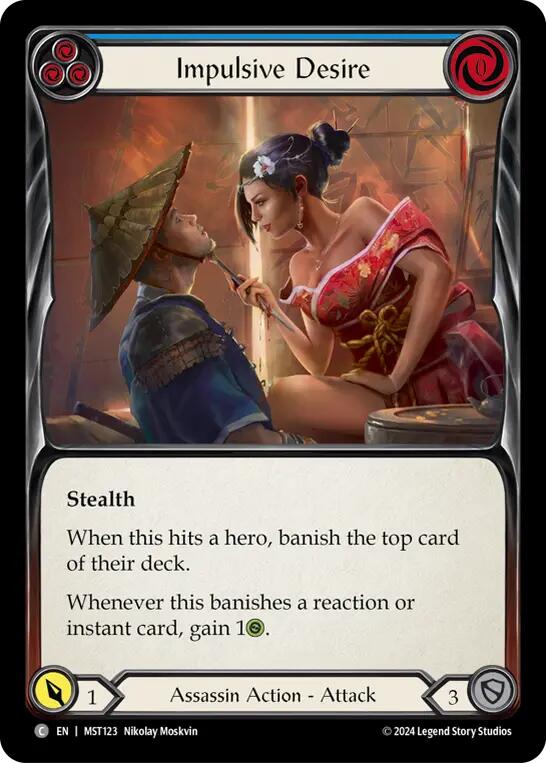 Impulsive Desire (Blue) [MST123] (Part the Mistveil) | Good Games North