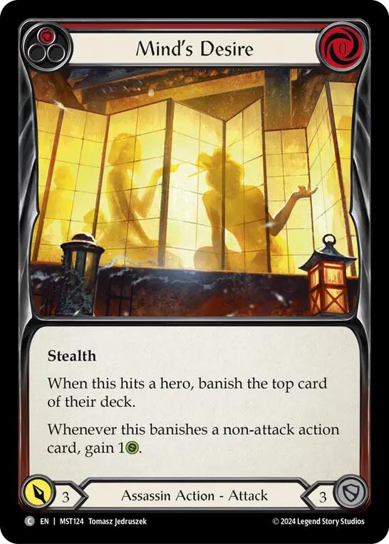 Mind's Desire (Red) [MST124] (Part the Mistveil) | Good Games North
