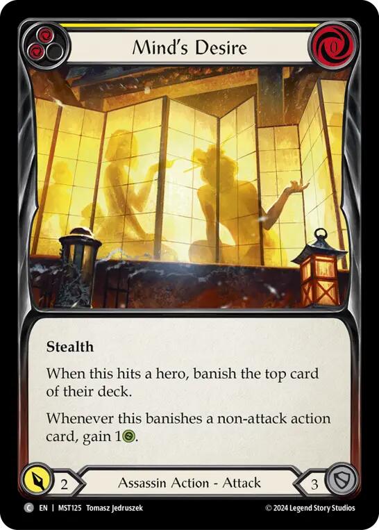 Mind's Desire (Yellow) [MST125] (Part the Mistveil) | Good Games North