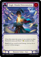 Single Minded Determination (Red) [MST146] (Part the Mistveil) | Good Games North