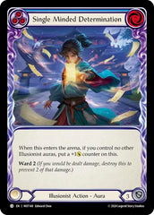 Single Minded Determination (Blue) [MST148] (Part the Mistveil) | Good Games North