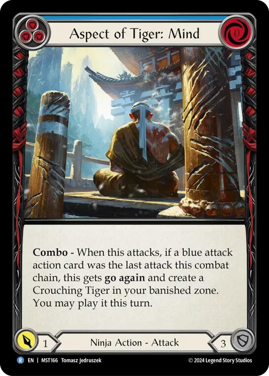 Aspect of Tiger: Mind [MST166] (Part the Mistveil)  Rainbow Foil | Good Games North