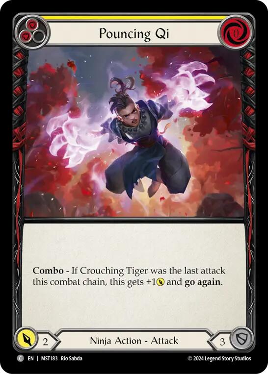 Pouncing Qi (Yellow) [MST183] (Part the Mistveil) | Good Games North