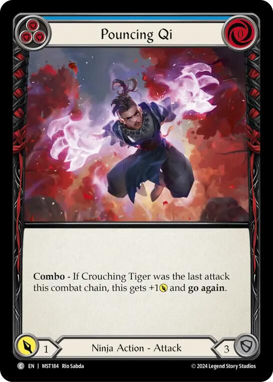 Pouncing Qi (Blue) [MST184] (Part the Mistveil) | Good Games North