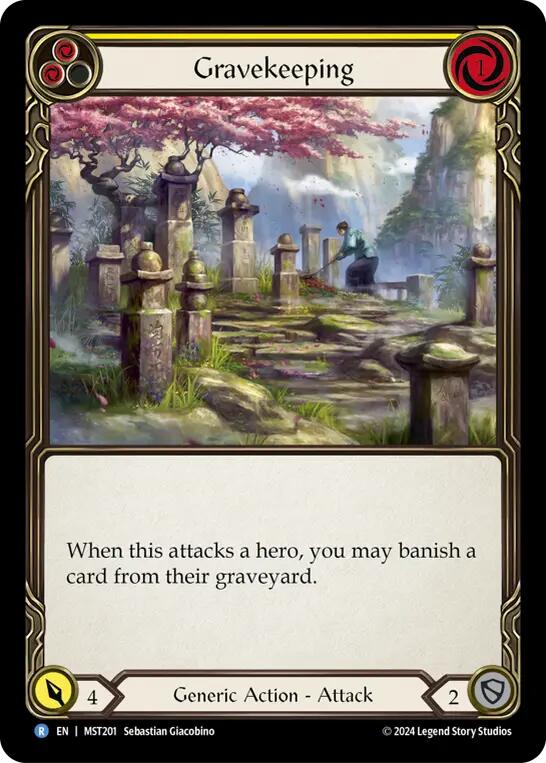 Gravekeeping (Yellow) [MST201] (Part the Mistveil) | Good Games North