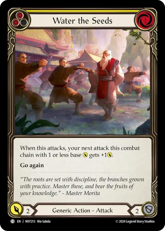 Water the Seeds (Yellow) [MST213] (Part the Mistveil)  Rainbow Foil | Good Games North