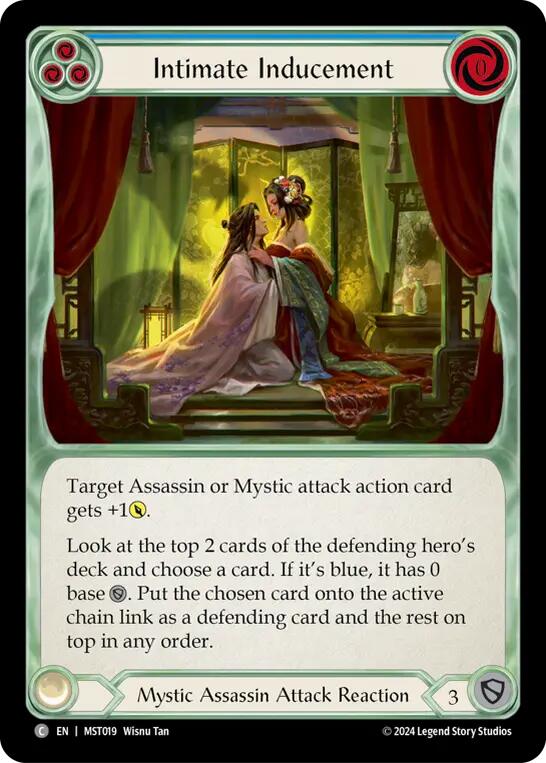 Intimate Inducement (Blue) [MST019] (Part the Mistveil)  Rainbow Foil | Good Games North