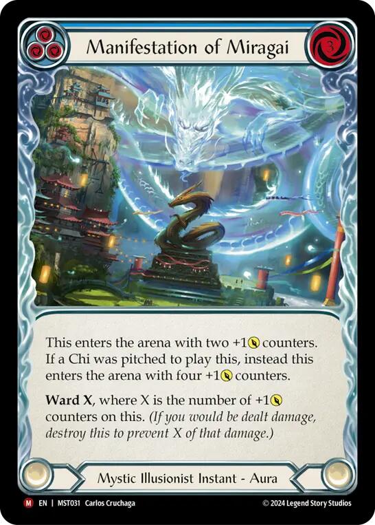 Manifestation of Miragai [MST031] (Part the Mistveil)  Rainbow Foil | Good Games North