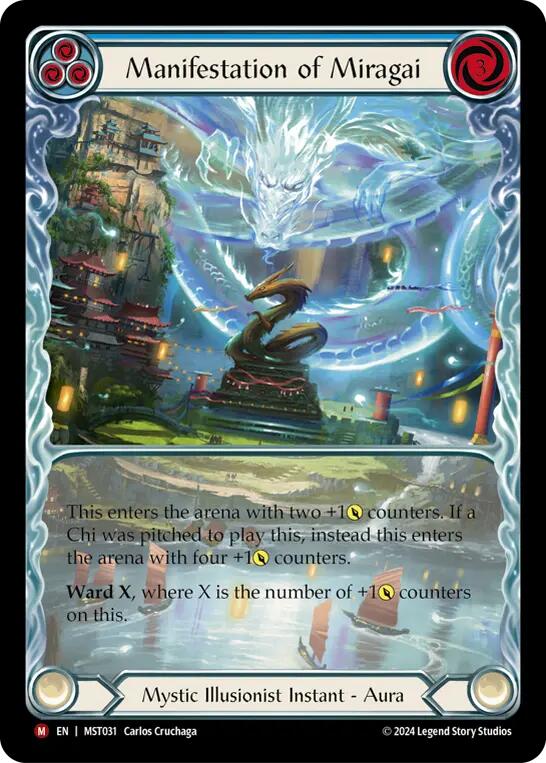Manifestation of Miragai (Extended Art) [MST031] (Part the Mistveil)  Rainbow Foil | Good Games North