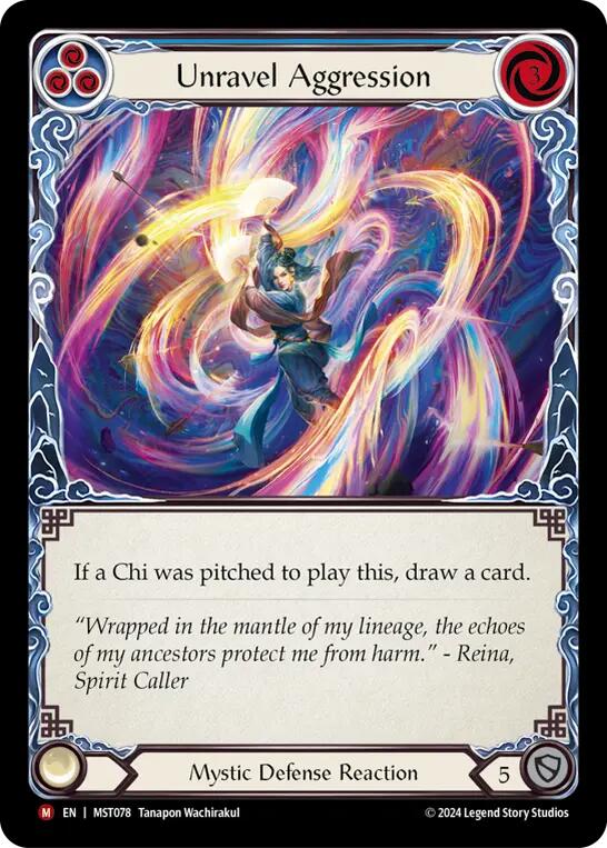 Unravel Aggression [MST078] (Part the Mistveil)  Rainbow Foil | Good Games North