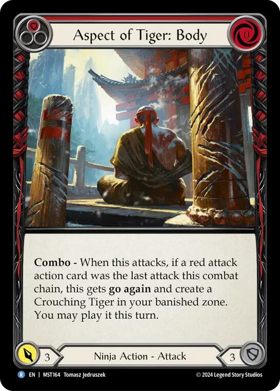 Aspect of Tiger: Body [MST164] (Part the Mistveil)  Rainbow Foil | Good Games North