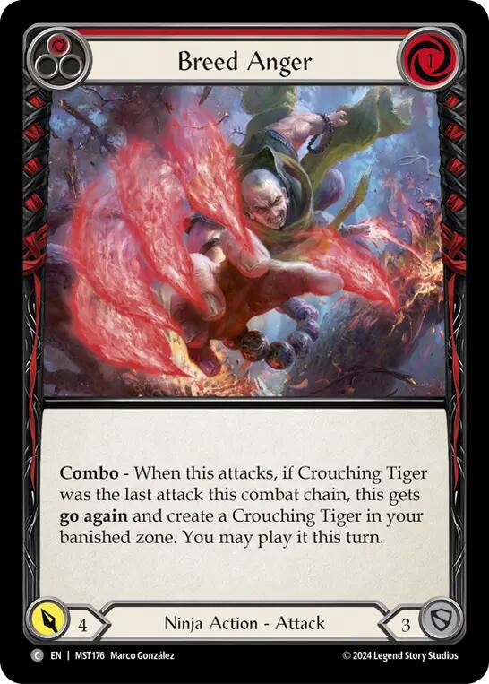 Breed Anger (Red) [MST176] (Part the Mistveil)  Rainbow Foil | Good Games North