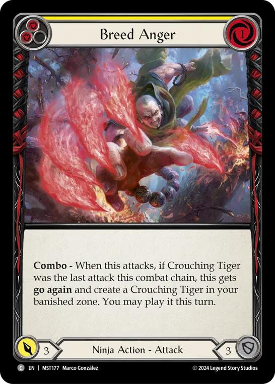 Breed Anger (Yellow) [MST177] (Part the Mistveil) | Good Games North