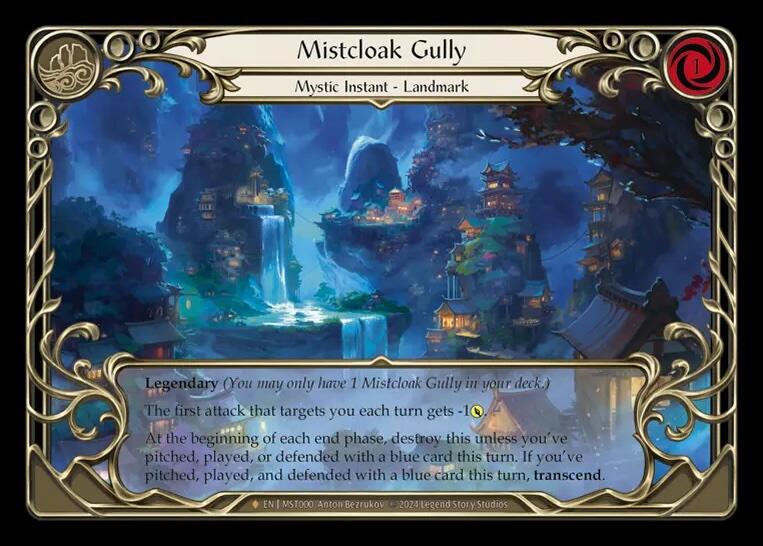 Mistcloak Gully // Inner Chi [MST000] (Part the Mistveil)  Cold Foil | Good Games North