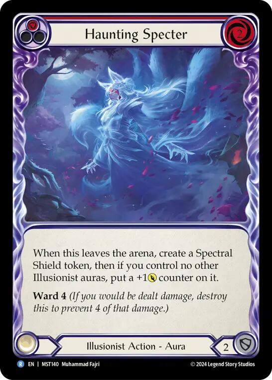 Haunting Specter (Red) [MST140] (Part the Mistveil) | Good Games North