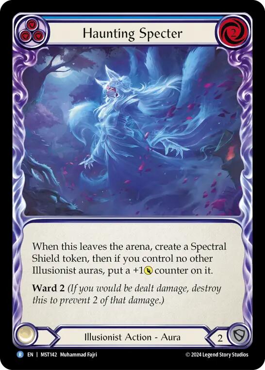 Haunting Specter (Blue) [MST142] (Part the Mistveil) | Good Games North