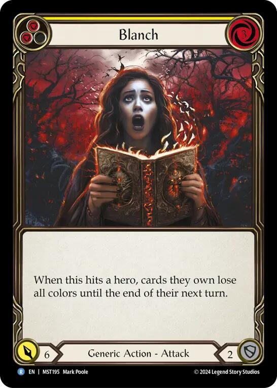 Blanch (Yellow) [MST195] (Part the Mistveil)  Rainbow Foil | Good Games North