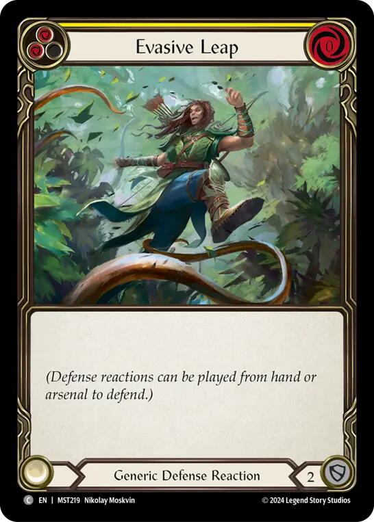 Evasive Leap (Yellow) [MST219] (Part the Mistveil) | Good Games North