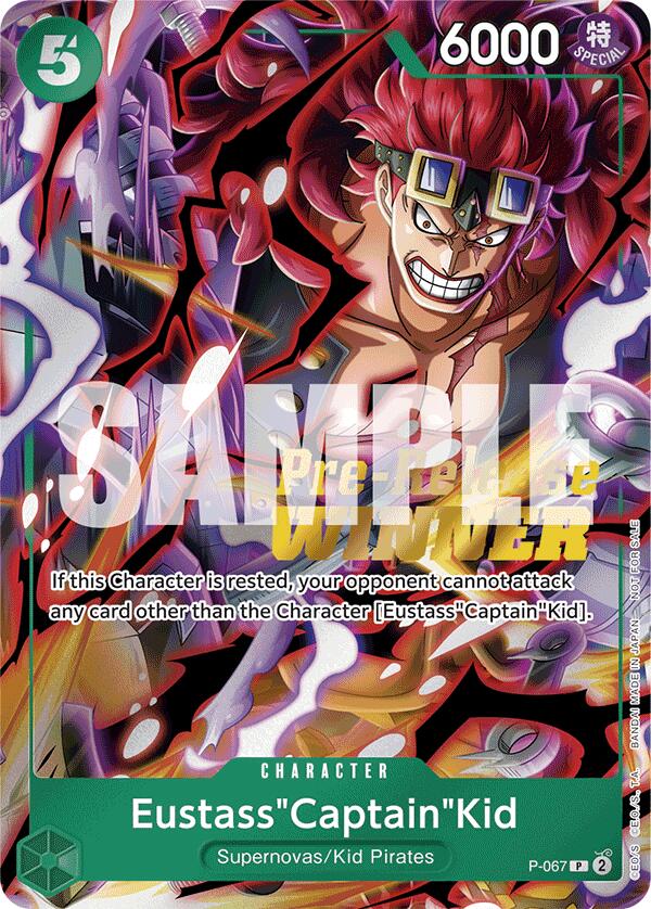 Eustass"Captain"Kid (OP-07 Pre-Release Tournament) [Winner] [One Piece Promotion Cards] | Good Games North