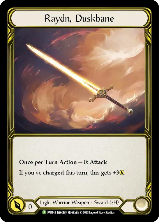Raydn, Duskbane (Golden) [FAB145] (Promo)  Cold Foil | Good Games North
