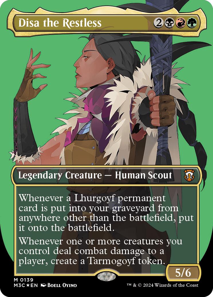 Disa the Restless (Borderless) (Ripple Foil) [Modern Horizons 3 Commander] | Good Games North