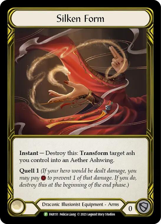Silken Form (Golden) [FAB151] (Promo)  Cold Foil | Good Games North